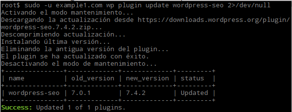 Actualizado plugin a la última versión