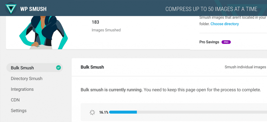 Plugin WP Smush para optimizar imágenes de la web en WordPress